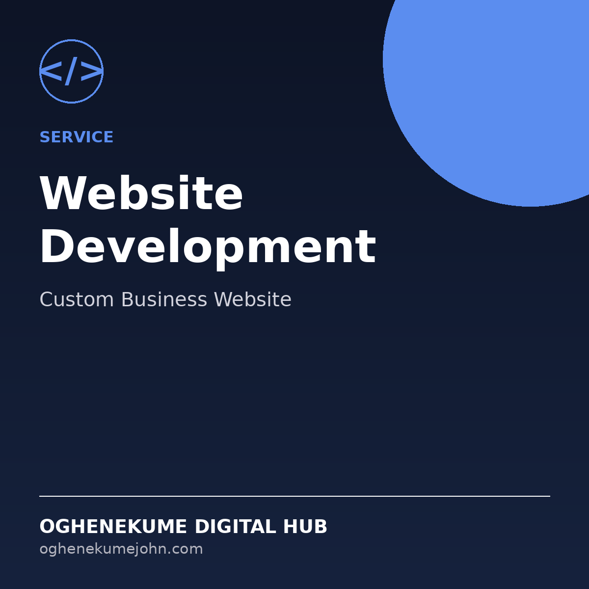 Website Development — Starter